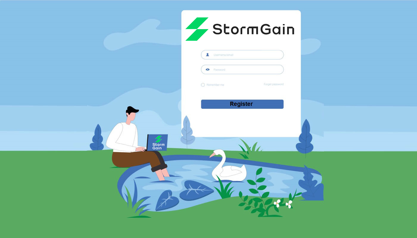 How to Register Account in StormGain